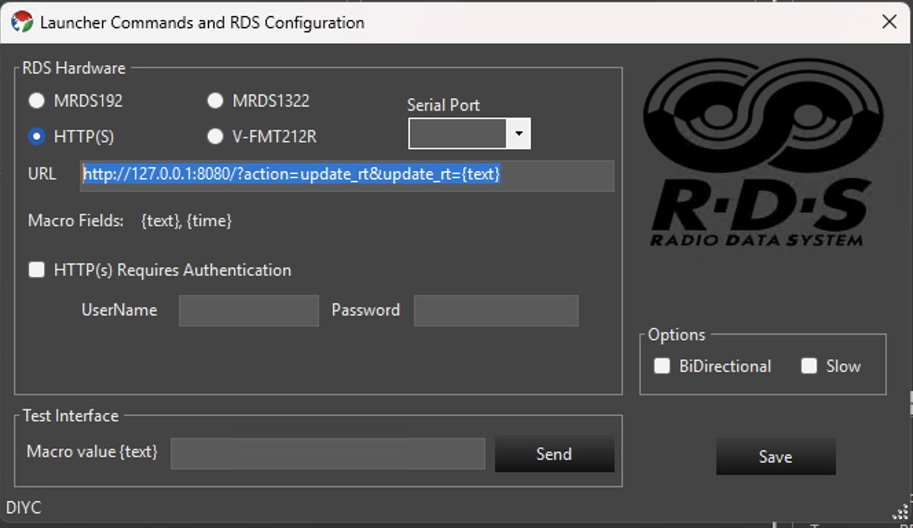 RDS HTTP Setup